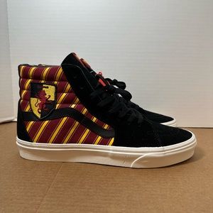 Vans X Harry Potter Gryffindor vans sk8 hi high skate new with box high top